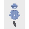 Conjunto pelele con gorro y leotardo bebe niño Mayoral