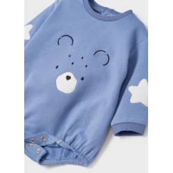 Conjunto pelele con gorro y leotardo bebe niño Mayoral