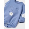 Conjunto pelele con gorro y leotardo bebe niño Mayoral