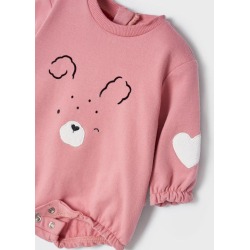 Conjunto pelele con leotardo y gorro bebe niña Mayoral