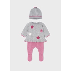 Conjunto polaina tricot con gorro bebe ECOFRIENDS Mayoral