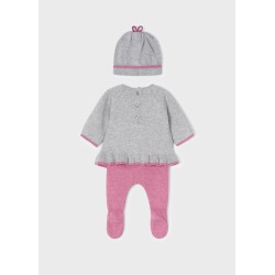 Conjunto polaina tricot con gorro bebe ECOFRIENDS Mayoral