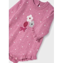 Pelele tricot con leotardo bebe niña ECOFRIENDS Mayoral