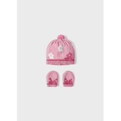 Conjunto gorro con manoplas...
