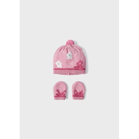 Conjunto gorro con manoplas bebe ECOFRIENDS mayoral