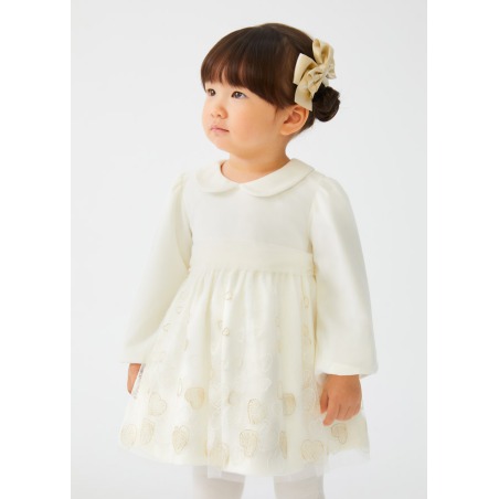 Vestido bebe ceremonia combinado Abel&Lula