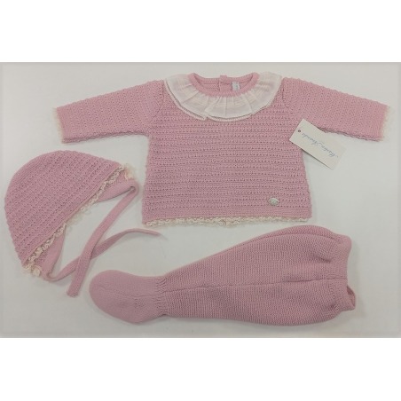 Conjunto 3 piezas bebe "Framboise" Martín Aranda