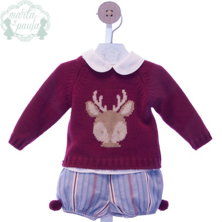 Conjunto bebe 3 piezas Familia Ruiseñor