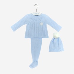 Conjunto bebe gorro