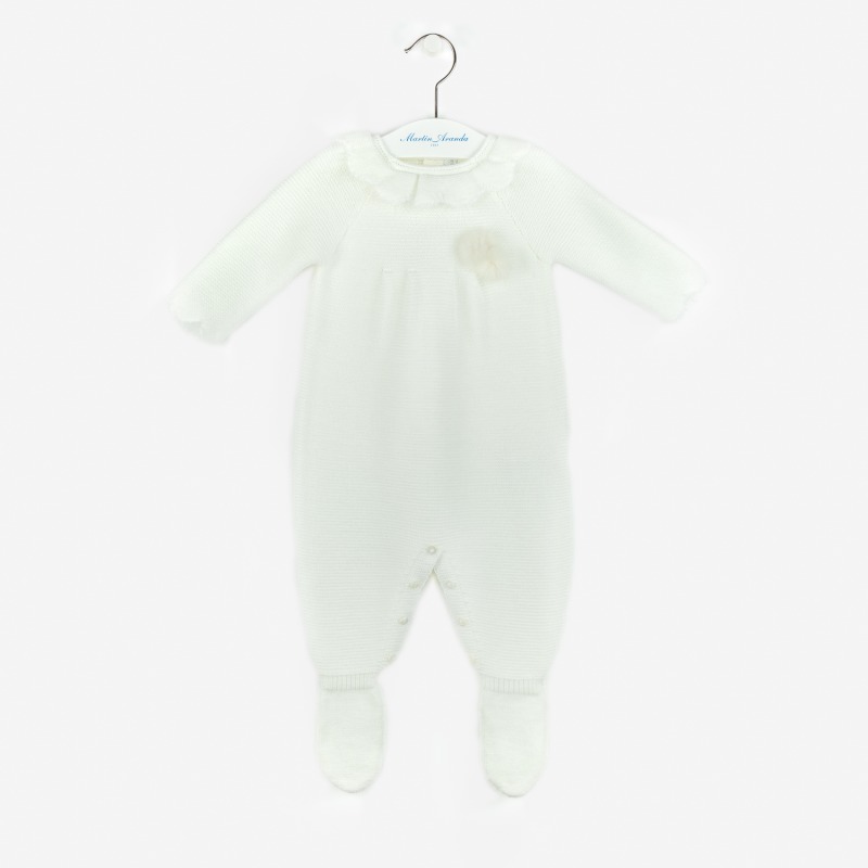 Pelele pie unisex peluche