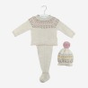 Conjunto bebe jaquard toscana