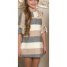 Vestido raya ancha en horizontal