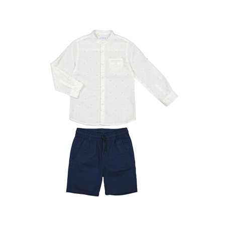 Conj. bermuda camisa m/l mao niño Mayoral