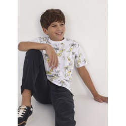 Camiseta estampado algodón sostenible chico Mayoral
