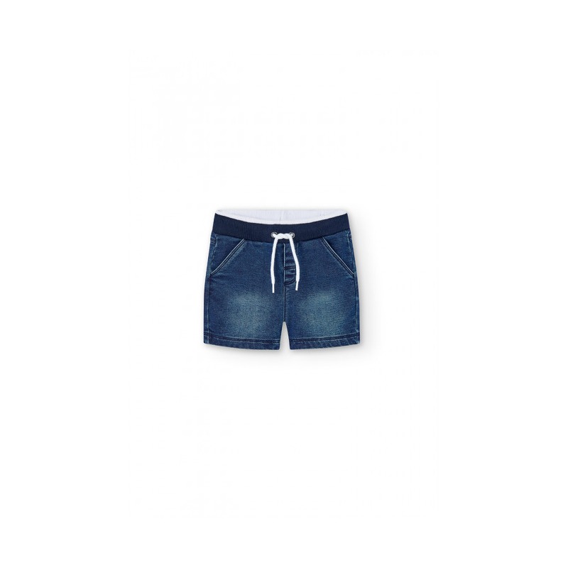 Bermudas denim punto niño Boboli