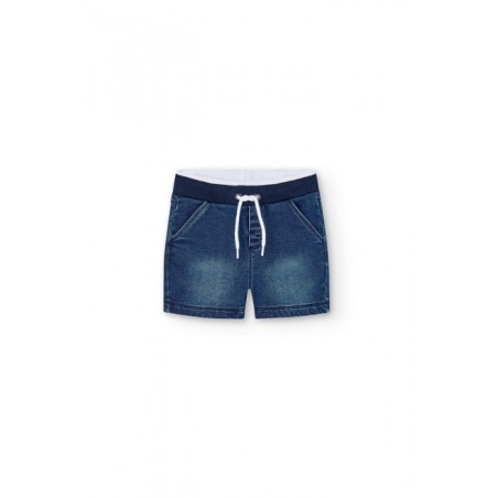 Bermudas denim punto niño Boboli