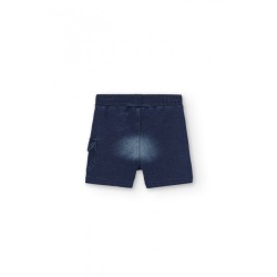 Bermuda felpa denim niño Boboli