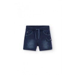 Bermuda felpa denim niño...