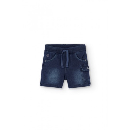 Bermuda felpa denim niño Boboli