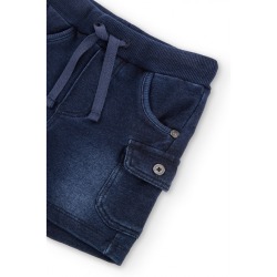 Bermuda felpa denim niño Boboli