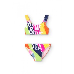 Bikini estampado de niña...