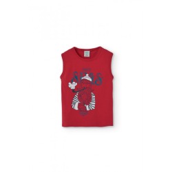 Camiseta punto sin mangas...