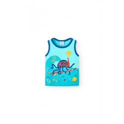 Camiseta punto "pulpo" de...