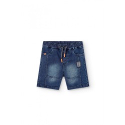 Bermudas denim punto de niño Boboli