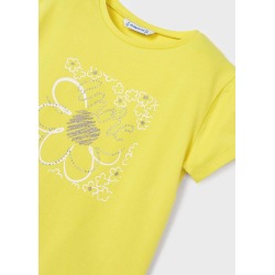Camiseta manga corta algodón sostenible niña Mayoral