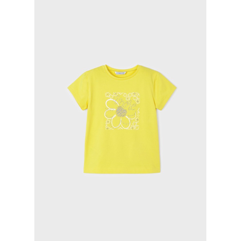 Camiseta manga corta algodón sostenible niña Mayoral