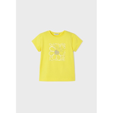 Camiseta manga corta algodón sostenible niña Mayoral