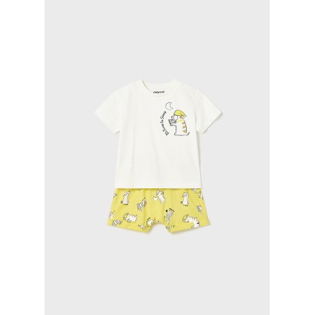 Pijama estampado y algodón sostenible bebé niño Mayoral