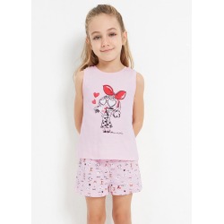 Pijama sin mangas algodón...