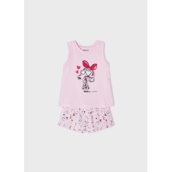 Pijama sin mangas algodón sostenible niña Mayoral
