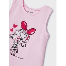 Pijama sin mangas algodón sostenible niña Mayoral