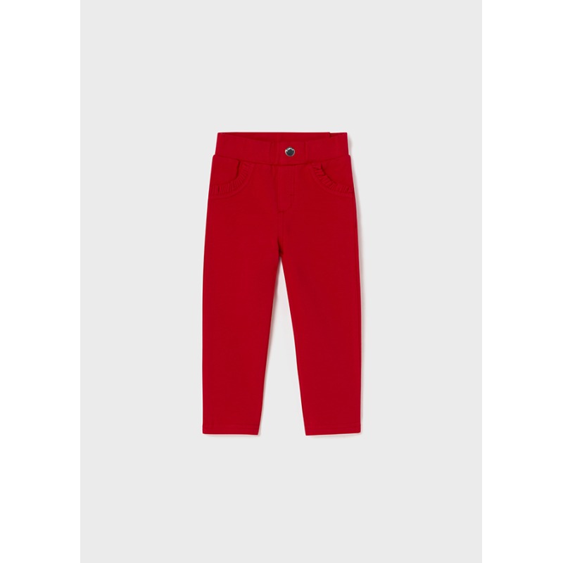 Pantalón super skinny de felpa bebé niña Mayoral