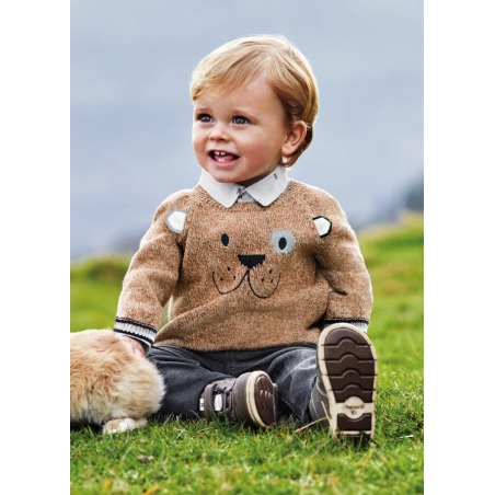 Jersey con intarsia y manoplas bebé niño Mayoral