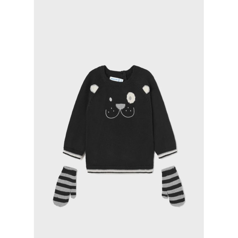 Jersey con intarsia y manoplas bebé niño Mayoral