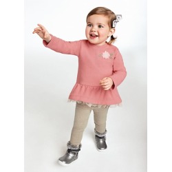 Conjunto leggings de tricotosa bebé Mayoral