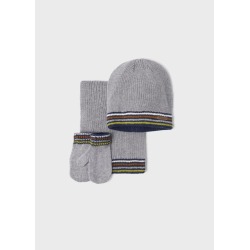 Conjunto gorro con bufanda...