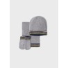 Conjunto gorro con bufanda y manoplas bebé Mayoral