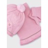 Conjunto gorro y bufanda con flor para bebé Mayoral