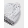 Conjunto gorro y bufanda con flor para bebé Mayoral