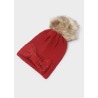 Conjunto de gorro y bufanda con lazo niña Mayoral