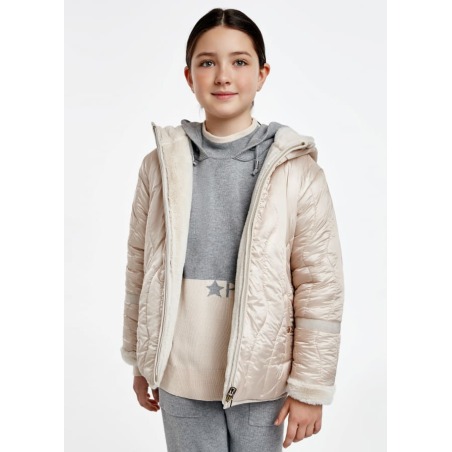 Chaquetón reversible de pelo chica ECOFRIENDS Mayoral