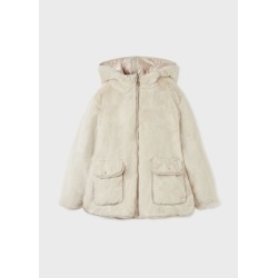 Chaquetón reversible de pelo chica ECOFRIENDS Mayoral