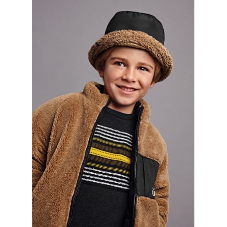Chaquetón reversible con borrego para niño Mayoral