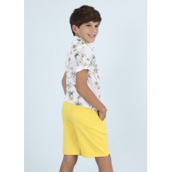 Pantalón corto con algodón chico Mayoral