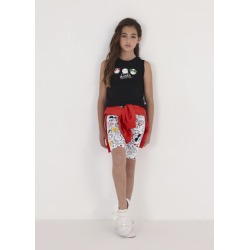 Camiseta tirantes grafica chica Mayoral