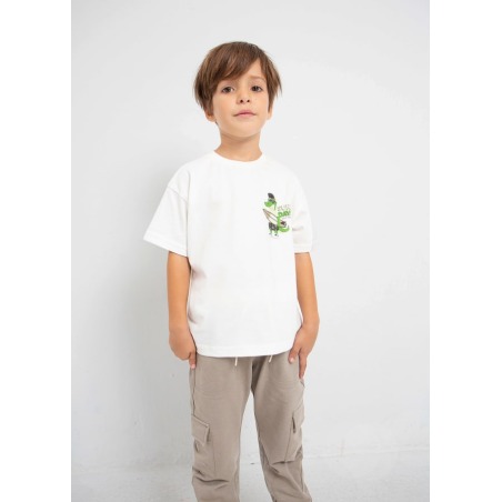 Camiseta estampado algodón sostenible niño Mayoral